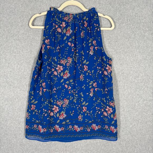 Max Studio Tank Top Medium Flowy Cottage Farmhouse Feminine Mediterranean Resort - Picture 8 of 11